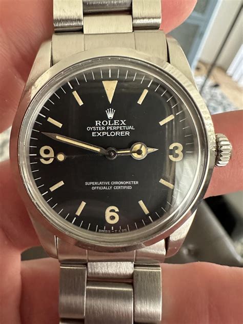 1986 vintage 1016 rolex explorer|rolex explorer 1016 history.